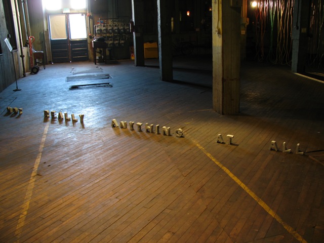 NOT REALLY ANYTHING AT ALL